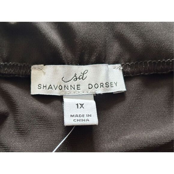 Shavonne Dorsey plus size black midi skirt size 1X - Picture 8 of 9